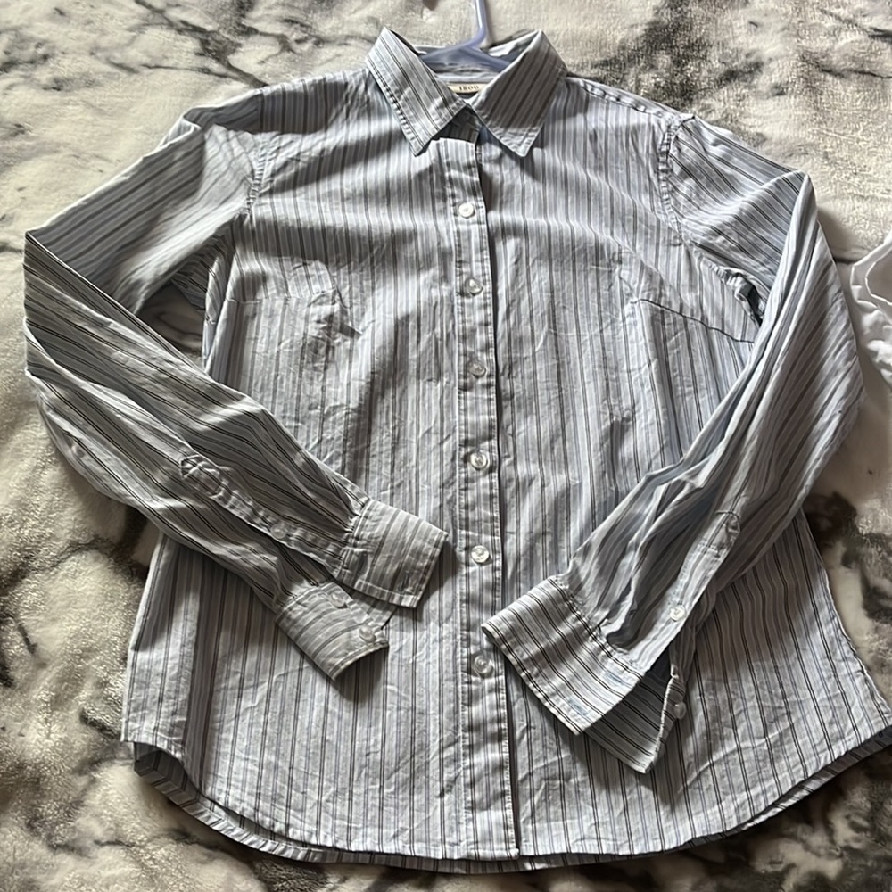 EUC striped Izod dress shirt fitted